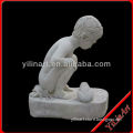 Outdoor white marble large garden statues YL-R320